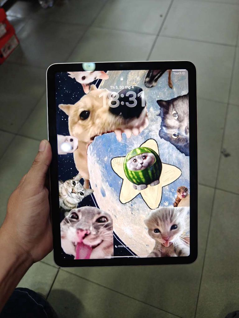 Apple iPad Air 5 64GB Trắng. Mua bán Máy tính bảng tại Quận 12 Tp Hồ Chí Minh được đăng bởi Nguyễn Thanh Huy hình 1