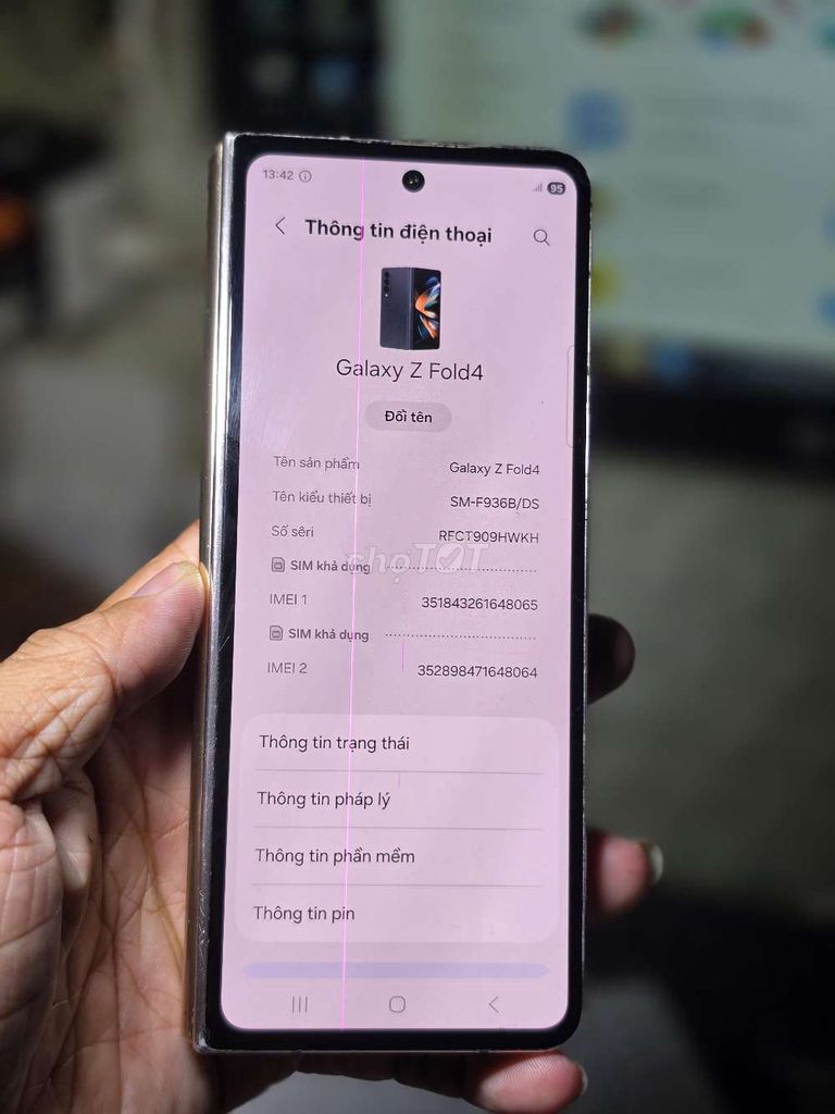Galaxy Z Fold4 256GB giá trải nghiệm . Mua bán Điện thoại tại Quận 8 Tp Hồ Chí Minh được đăng bởi Thiên Hòa mobile  hình 1