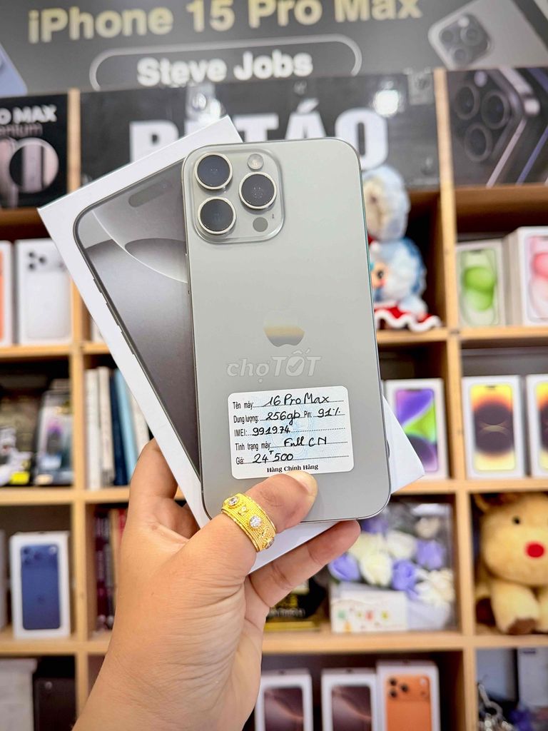 iPhone 16ProMax 256GB Natural. Mua bán Điện thoại tại Thành phố Long Xuyên An Giang được đăng bởi Bi Táo Store hình 1