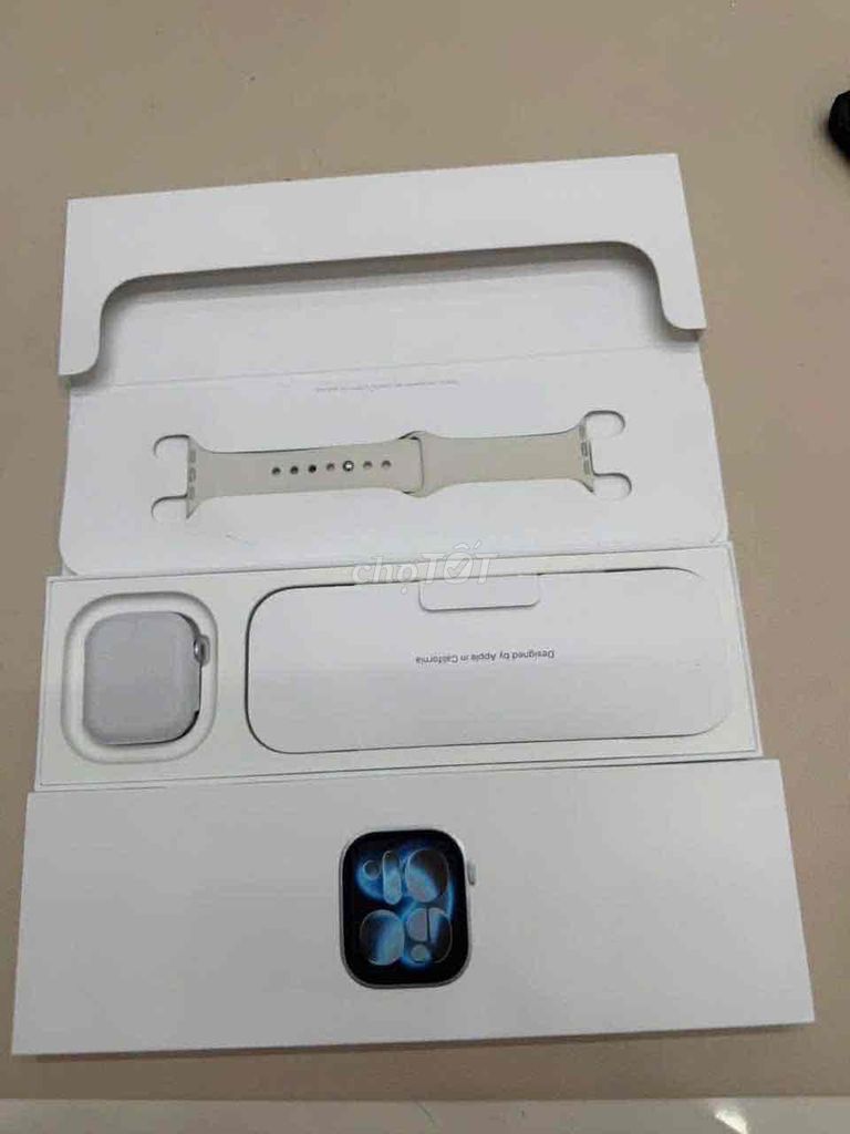 Apple Watch Series 11 42mm Trắng  new keng. Mua bán Thiết bị đeo thông minh tại Quận Tân Bình Tp Hồ Chí Minh được đăng bởi Shop Trung Văn Apple Watch hình 1
