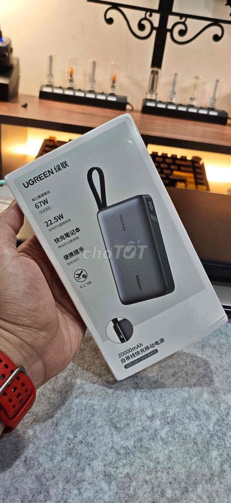 Sạc dự phòng Ugreen Pb550 newseal 20.000 67w. Mua bán Phụ kiện (Màn hình, Chuột...) tại Quận 7 Tp Hồ Chí Minh được đăng bởi Lê Đức hình 1