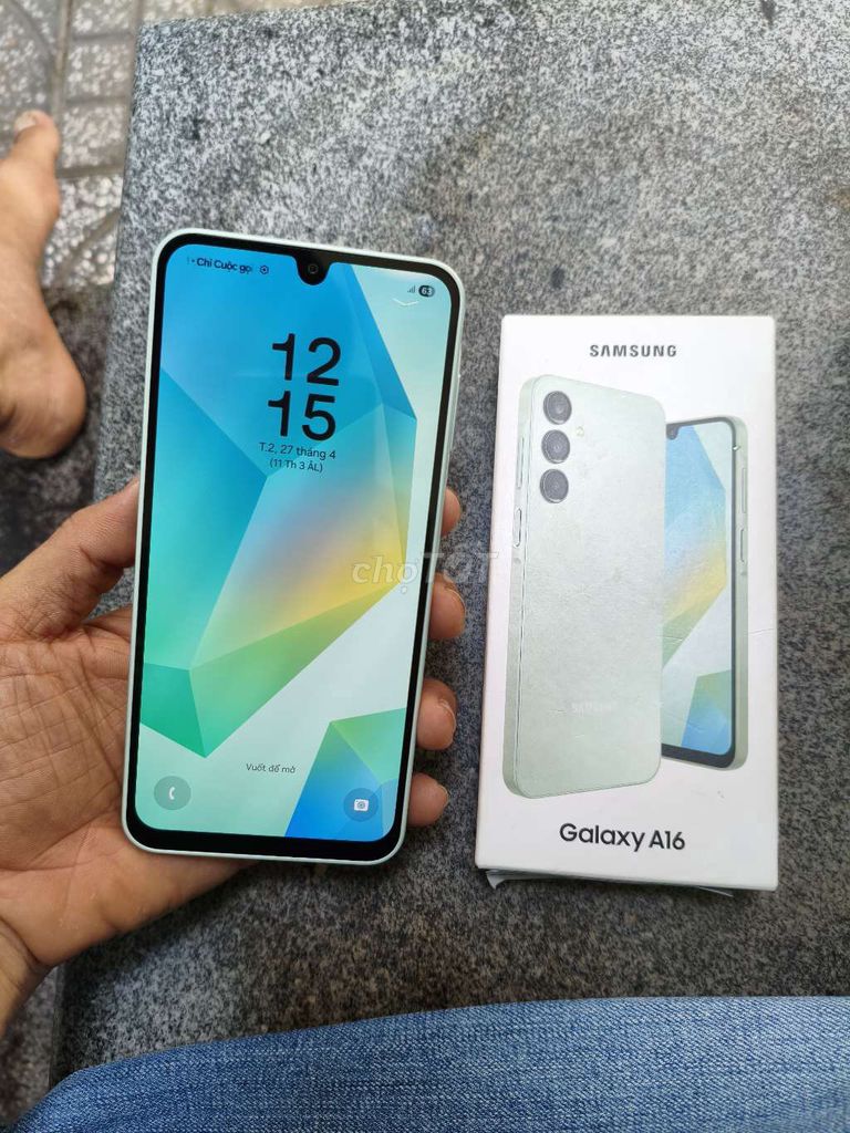 Samsung A16 LTE 128GB Xanh ngọc. Mua bán Điện thoại tại Thành phố Thủ Dầu Một Bình Dương được đăng bởi quoc hình 1