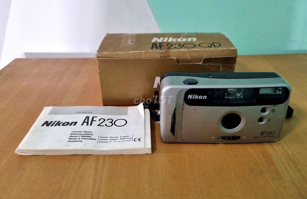 Máy ảnh film Nikon AF230 Bạc. Mua bán Máy ảnh, Máy quay tại Quận 12 Tp Hồ Chí Minh được đăng bởi Nhiên Lao hình 1