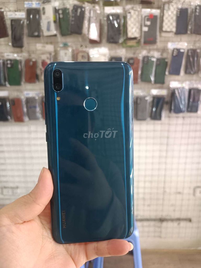 huawei y9 ram4/64gb ép kính,full cn,pin bền