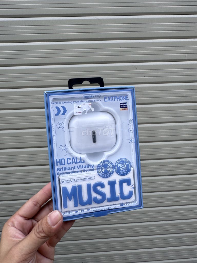 Tai nghe Bluetooth Remax PD-BT420 Trắng. Mua bán Tivi, Âm thanh tại Quận Gò Vấp Tp Hồ Chí Minh được đăng bởi Tiem Secondhand hình 1