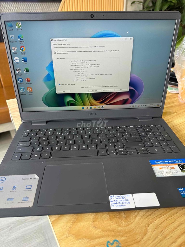 Laptop dell inspiron 3501 - i5 - 8/512. Mua bán Laptop tại Quận Bình Tân Tp Hồ Chí Minh được đăng bởi Bích Trâm hình 5