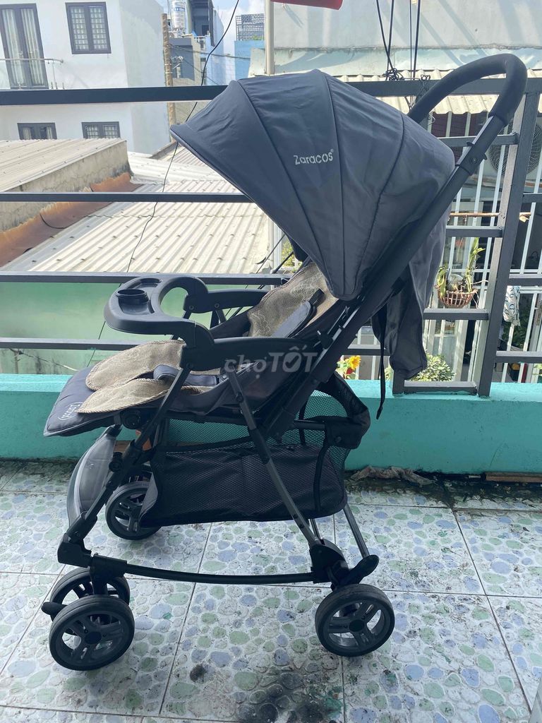Xe đẩy Zaracos 2 chiều Xám. Mua bán Mẹ và bé tại Quận Bình Tân Tp Hồ Chí Minh được đăng bởi PTA hình 1