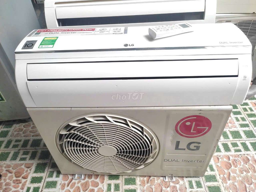 Máy Lạnh Dual LG 1 hp INVERTER Gas R32 Dàn Đồng