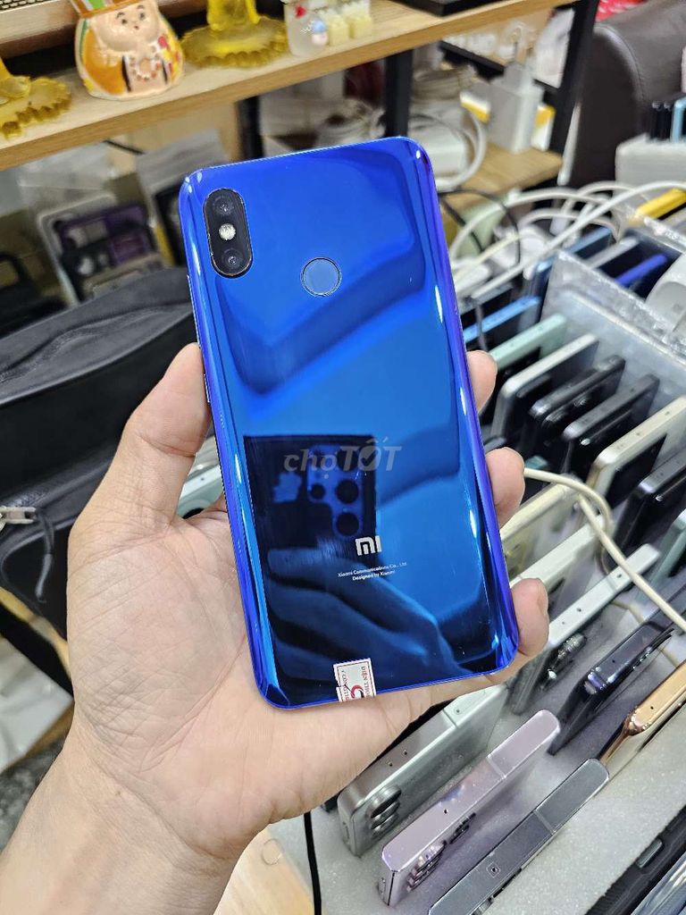 XIAOMI MI 8 XANH 6/128 SNAP 845 TỐT BỀN GỌN