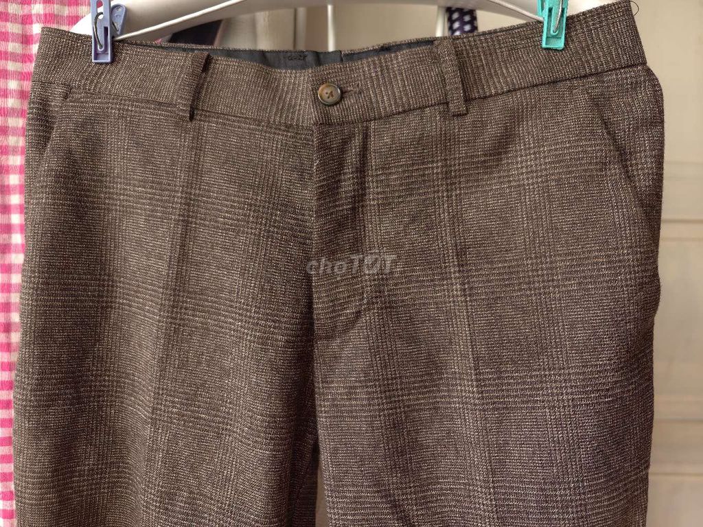 Quần âu nam kẻ caro size L. Mua bán Quần áo tại Quận Thanh Xuân Hà Nội được đăng bởi Bụi Đời Giải Phóng hình 1