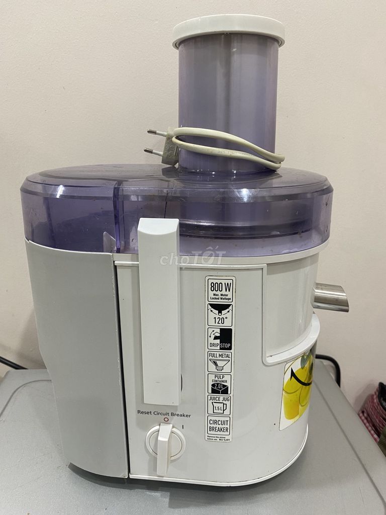 Máy ép trái cây Panasonic MJ-SJ01 Trắng Malaysia. Mua bán Bếp, lò, đồ điện nhà bếp tại Huyện Thanh Trì Hà Nội được đăng bởi Dang Dinh Luat hình 1