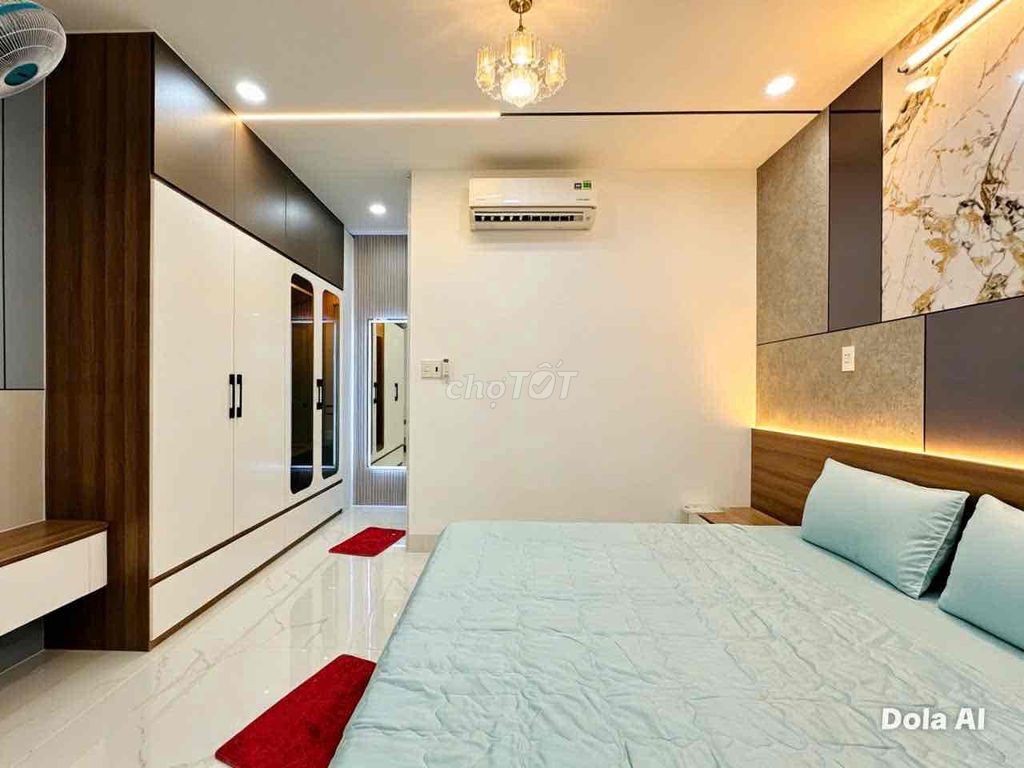 HẺM OTO 6M KHU ĐỒNG BỘ CAO TẦNG - 4M X 16M - FULL NỘI THẤT