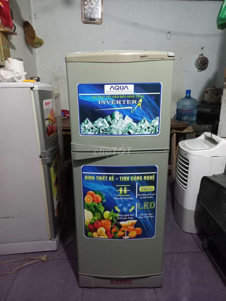 Tủ lạnh sanyo 120l sài ok