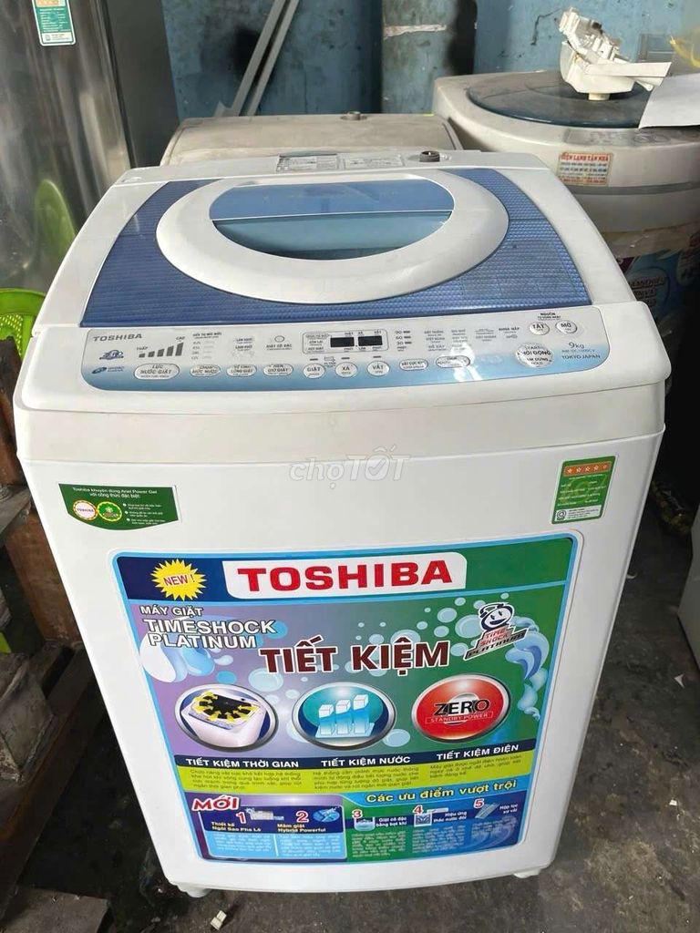 Thanh Lý máy giặt Toshiba 9kg Inverter chạy tốt