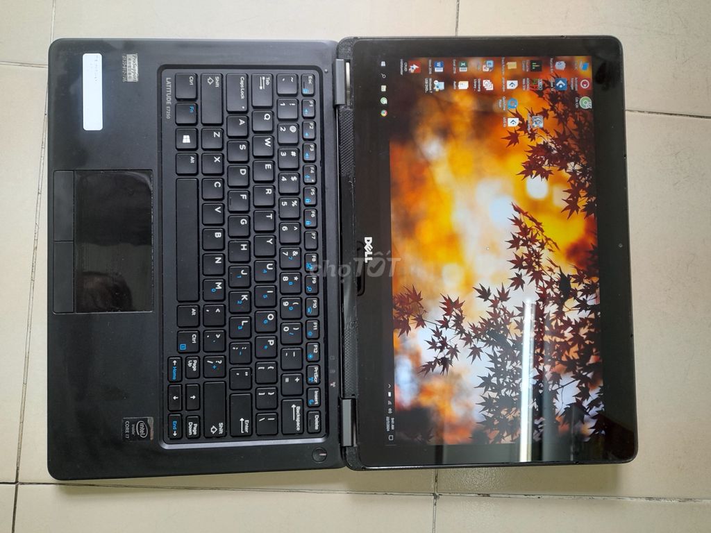 Laptop dell latitude E7250 12.5" cảm ứng sáng đẹp