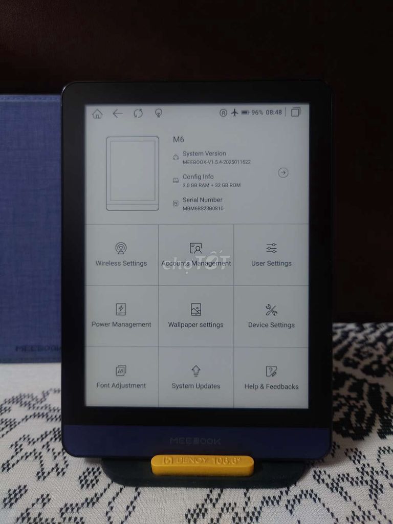 Máy đọc sách Meebook M6 đẹp kèm cover chính hãng