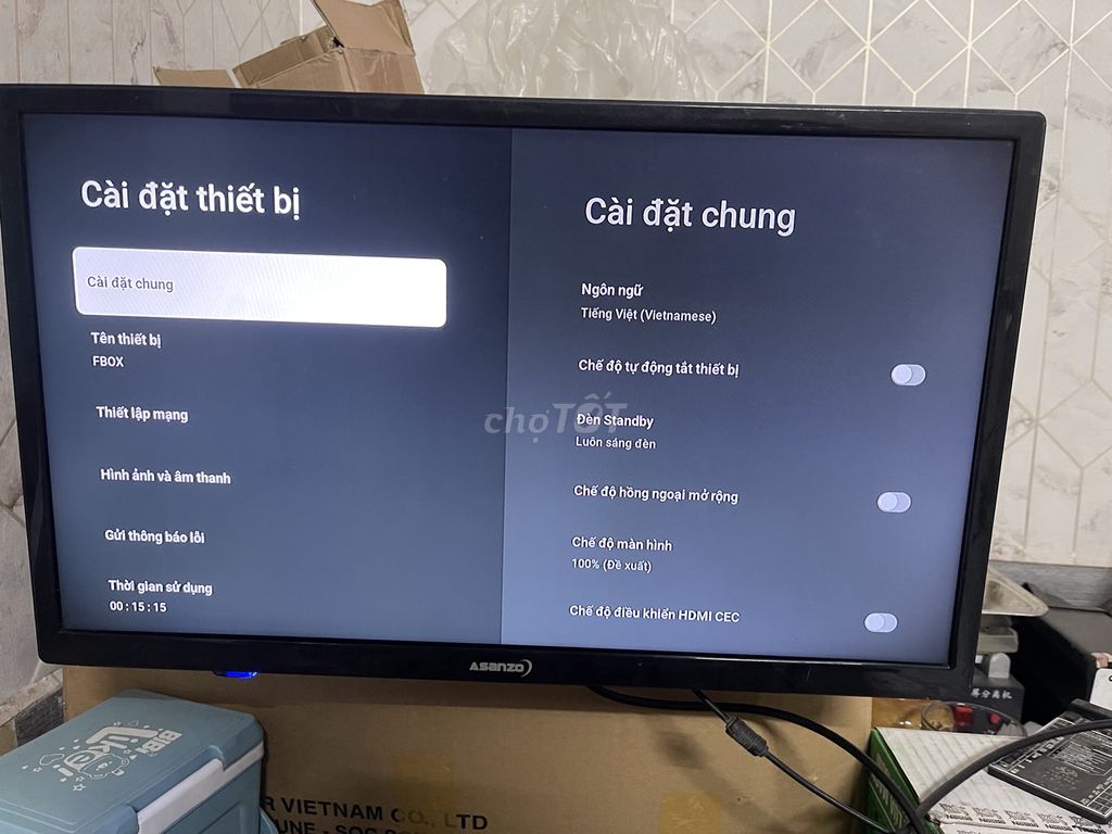 Tivi Asanzo 24 inch 4K Android Box FPT. Mua bán Tivi, Âm thanh tại Quận Ninh Kiều Cần Thơ được đăng bởi Gọi sdt trên hình  hình 1