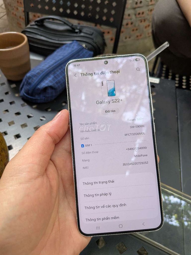 Samsung S22 Plus 256GB Bạc. Mua bán Điện thoại tại Quận Gò Vấp Tp Hồ Chí Minh được đăng bởi JAPA STORE hình 1