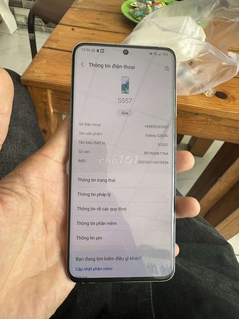 Samsung Galaxy S20 5G Nhật Bản. Mua bán Điện thoại tại Quận 12 Tp Hồ Chí Minh được đăng bởi Phát hình 1