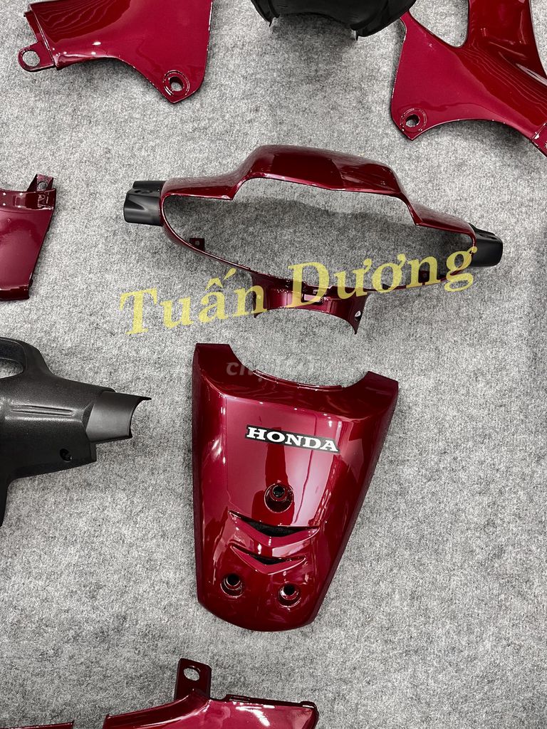 Dàn Áo Wave Alpha Đỏ Đun Đậm Đẹp Mới Tinh. Mua bán Phụ tùng xe tại Quận Hà Đông Hà Nội được đăng bởi Phụ Tùng Xe Tuấn Dương hình 3