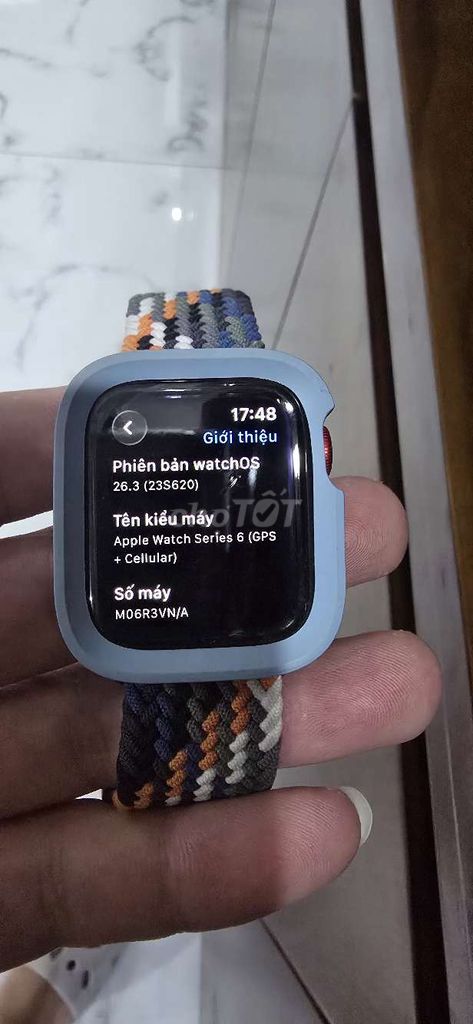 Apple Watch Series 6 Đỏ. Mua bán Thiết bị đeo thông minh tại Huyện Yên Phong Bắc Ninh được đăng bởi Long hình 1