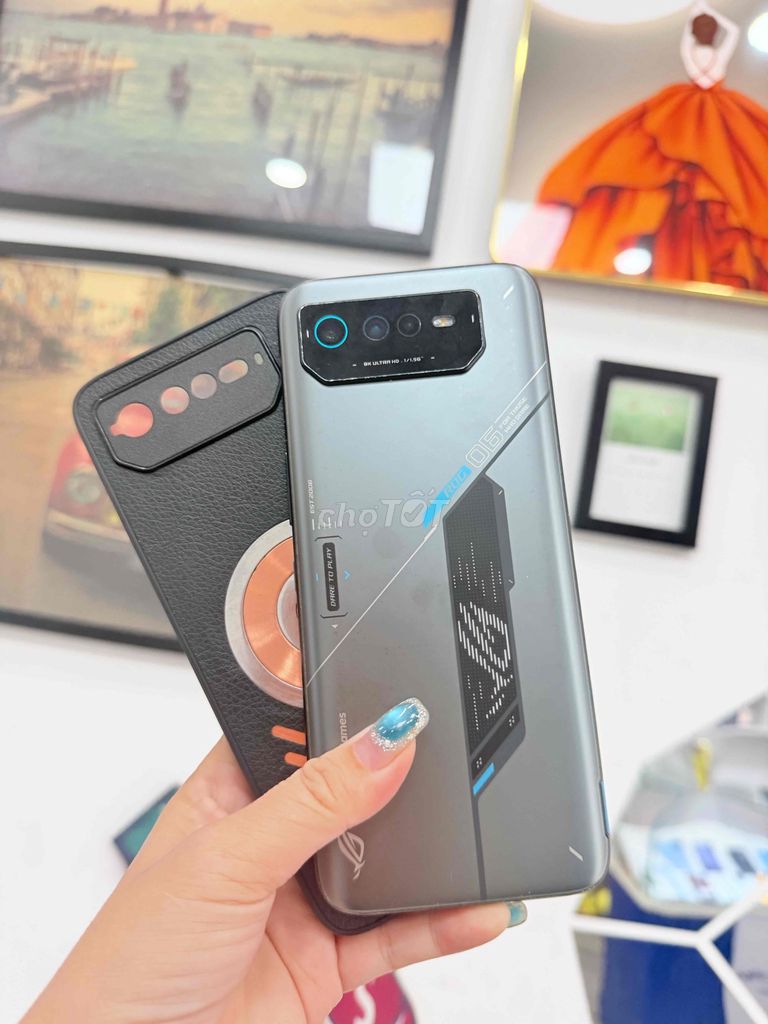 ROG Phone 6D 256GB Xám zin đẹp, pin trâu. Mua bán Điện thoại tại Quận 8 Tp Hồ Chí Minh được đăng bởi Thanh Nhi hình 1