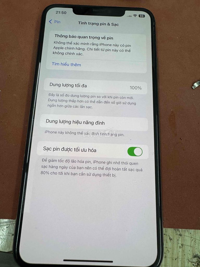 Apple iPhone 11 Pro Max 64GB Vàng. Mua bán Điện thoại tại Thành phố Thủ Đức Tp Hồ Chí Minh được đăng bởi ngoc linh hình 1