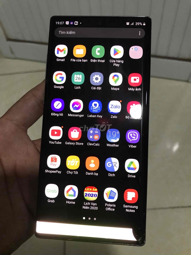 Note 10 Plus 5G 12/256Gb màn chữa cháy