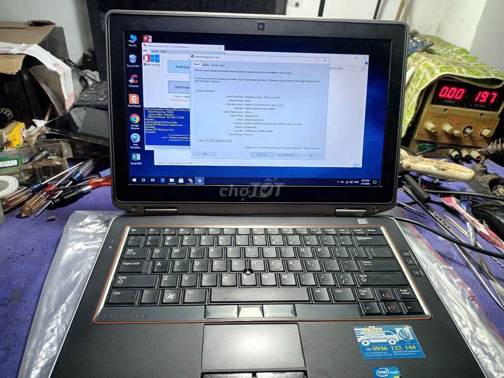 Dell Latitude E6320 i5-2520M ram8gb ssd120gb. Mua bán Laptop tại Quận Hải Châu Đà Nẵng được đăng bởi Anh Lý hình 1