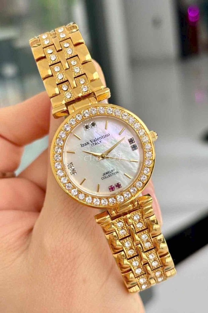 Đồng hồ Izax Valentino Nữ Vàng. Mua bán Đồng hồ tại Huyện Cam Lâm Khánh Hòa được đăng bởi TRƯƠNG THỊ SHOP hình 1