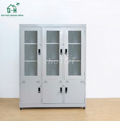 TỦ HỒ SƠ TĨNH ĐIỆN=== TỦ HỒ SƠ 3 CÁNH KÍNH>>> HCM