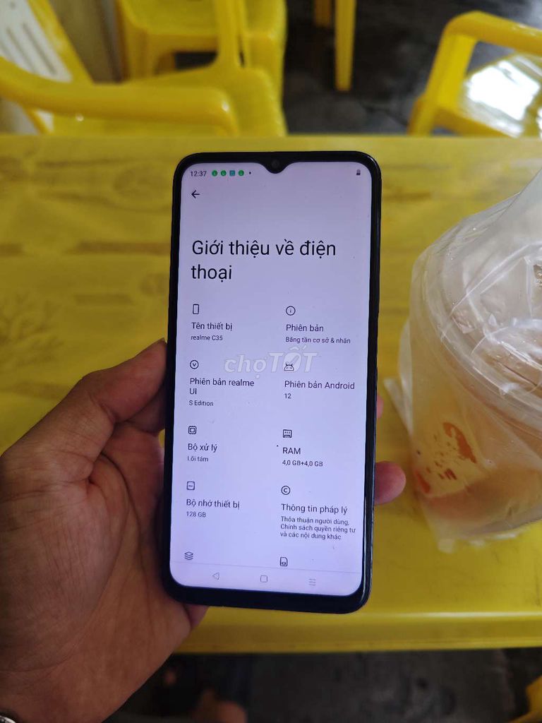 Realme C35 128GB Đen. Mua bán Điện thoại tại Quận 10 Tp Hồ Chí Minh được đăng bởi cường hình 1