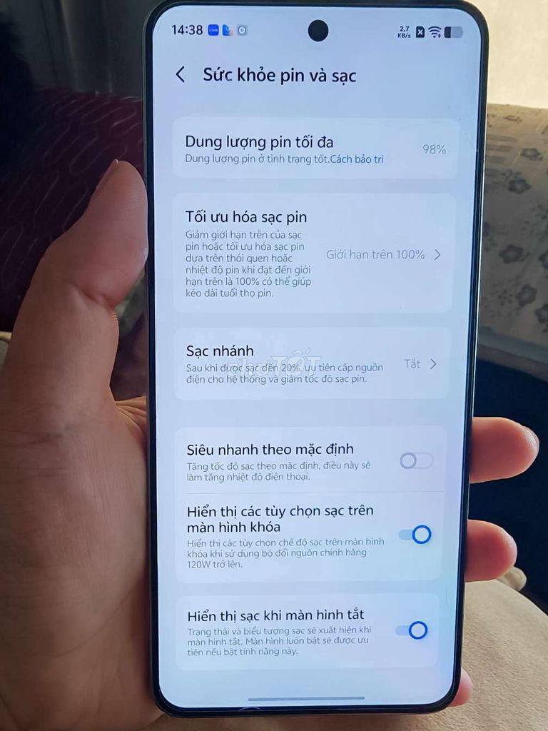 iQOO Neo10 Snapdragon 8 Gen 3 Đã qua sử dụng. Mua bán Điện thoại tại Quận Bình Thạnh Tp Hồ Chí Minh được đăng bởi Minh Anh hình 1