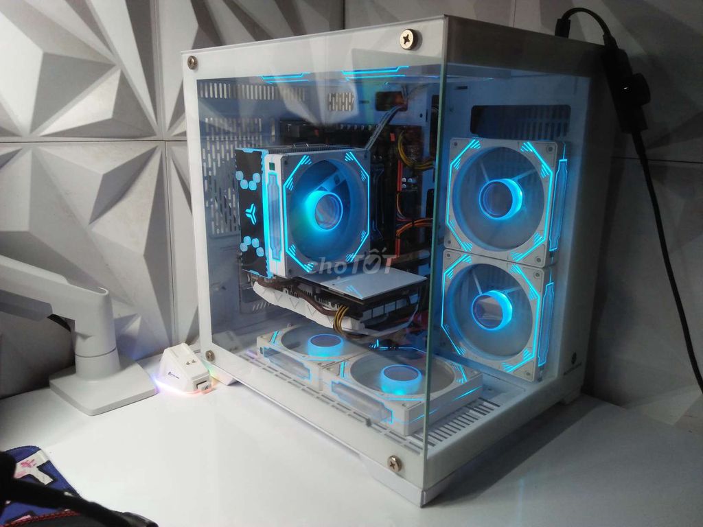 Vỏ case PC WJCOOLMAN Trắng 7 fan RGB. Mua bán Linh kiện (RAM, Card...) tại Huyện Châu Thành Bến Tre được đăng bởi Nhựt Tân hình 1