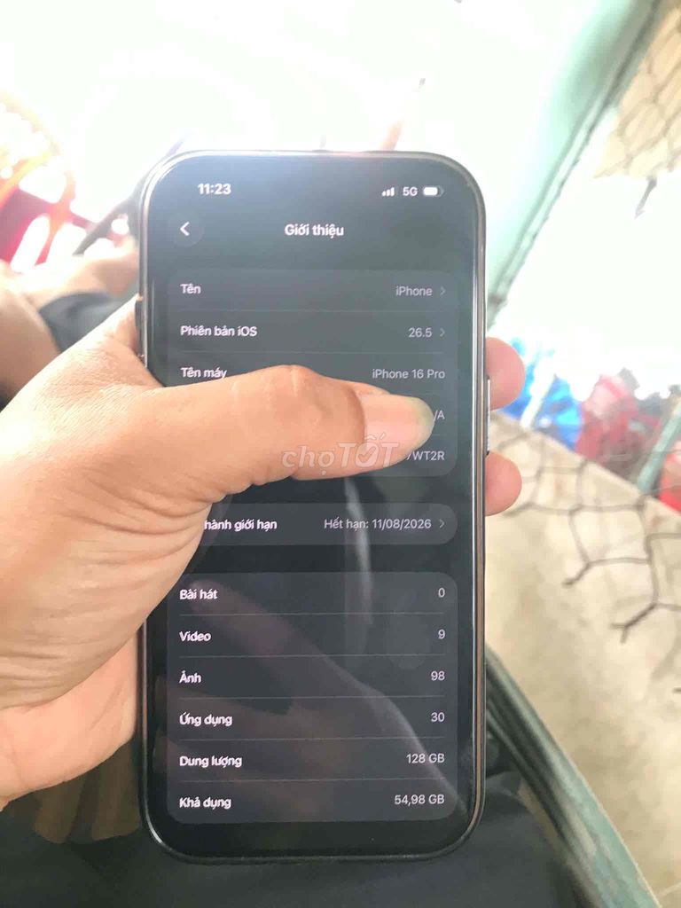 iPhone 16 Pro 128GB Vàng Như mới gl. Mua bán Điện thoại tại Huyện Nhà Bè Tp Hồ Chí Minh được đăng bởi Gold hình 1