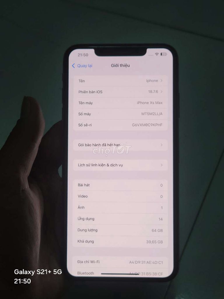 Apple iPhone Xs Max 64GB Vàng. Mua bán Điện thoại tại Huyện Hóc Môn Tp Hồ Chí Minh được đăng bởi nghia phan hình 1