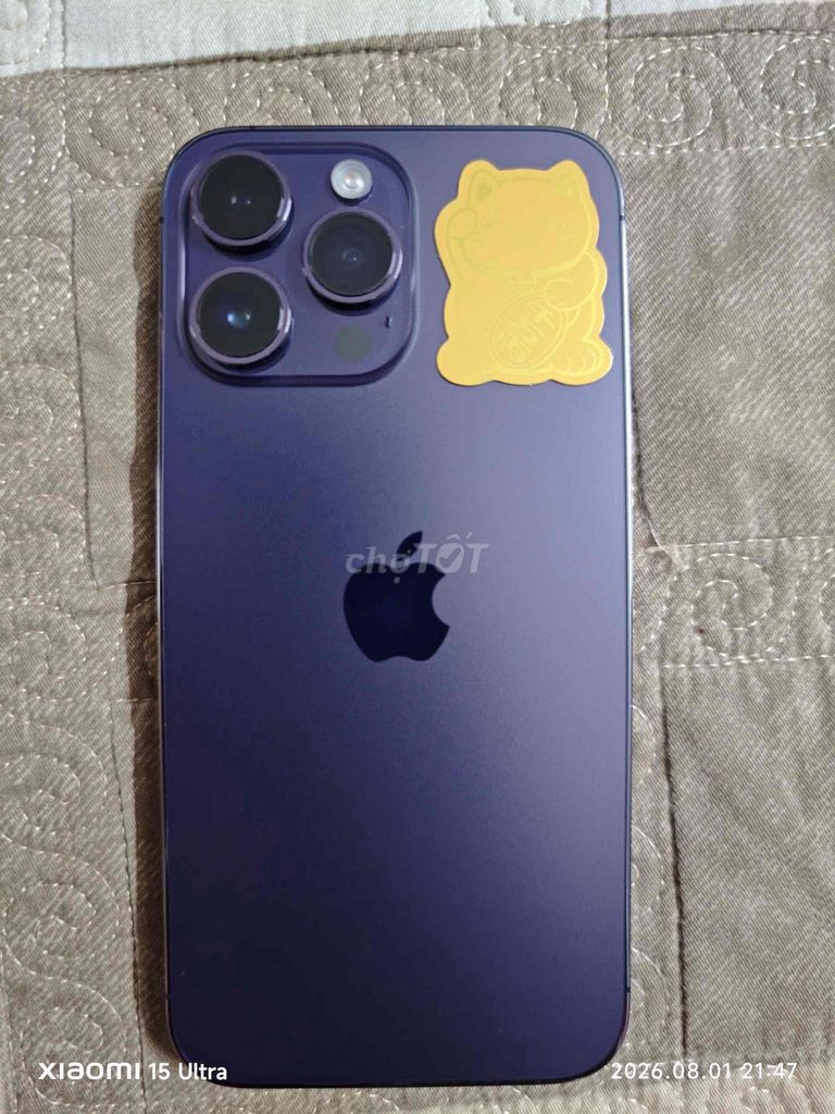 Apple iPhone 14 Pro Max 256GB Tím Mỹ (Esim). Mua bán Điện thoại tại Huyện Đông Anh Hà Nội được đăng bởi Hùng Nguyễn hình 1