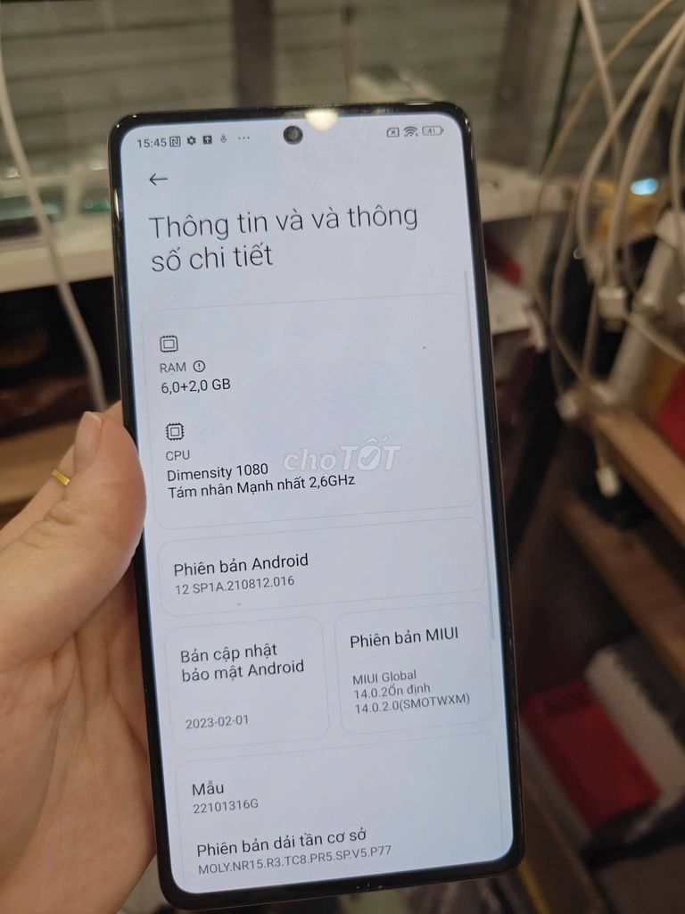 Xiaomi Redmi Note 12 Pro 5G 6GB/128GB Trắng. Mua bán Điện thoại tại Thành phố Bắc Giang Bắc Giang được đăng bởi Hội Đồ Điện Tử hình 1