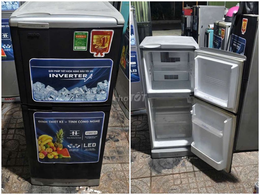 Tủ lạnh Sanyo Inverter Không đóng tuyết Đen. Mua bán Tủ lạnh tại Thành phố Thủ Đức Tp Hồ Chí Minh được đăng bởi Phước Lê hình 1
