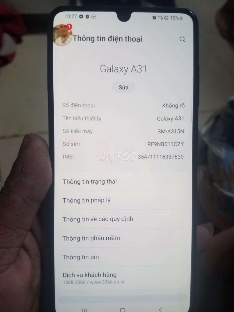 Samsung A31 + vivo 1907 8g 128g máy đẹp (vivo 1tr)