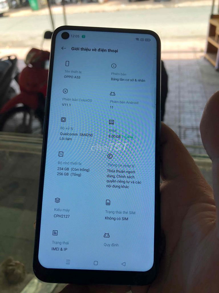 Oppo A53 8GB 256GB Xanh. Mua bán Điện thoại tại Thành phố Biên Hòa Đồng Nai được đăng bởi Huỳnh lợi Tân Hiệp  hình 1