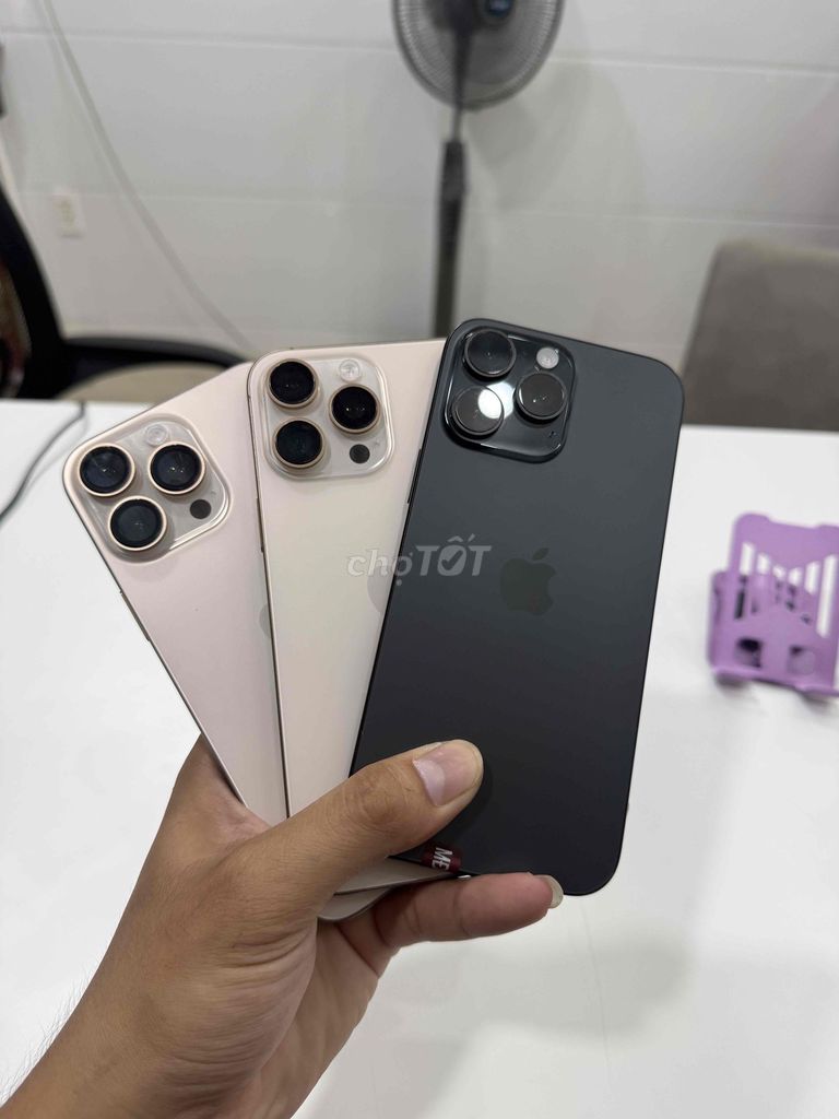 Iphone 16pm 256gb vn pin 9x màng oled. Mua bán Điện thoại tại Quận 4 Tp Hồ Chí Minh được đăng bởi Nguyễn Thị Minh hình 1