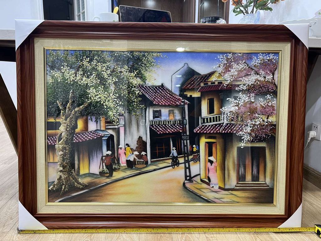 Tranh đá quý Phố cổ Hà Nội 79x108