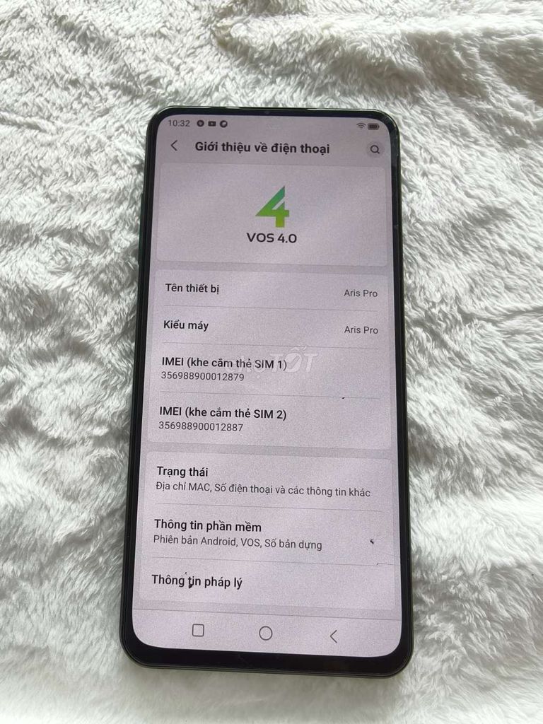 Vsmart Aris Pro 128GB Xanh. Mua bán Điện thoại tại Thành phố Tây Ninh Tây Ninh được đăng bởi Hoàng Phúc Mobile hình 1