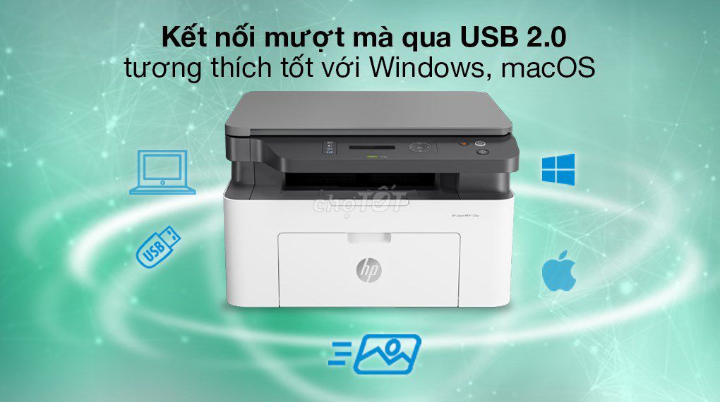 Máy in laser trắng đen đa chức năng HP 135A-4ZB82A