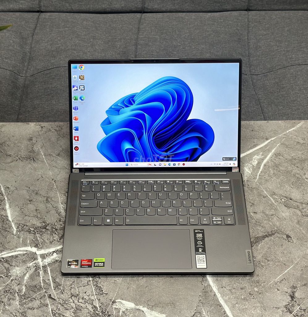 Lenovo Slim 7 ProX  Ryzen 9 6900HS 32GB/512GB/3050. Mua bán Laptop tại Thành phố Thủ Đức Tp Hồ Chí Minh được đăng bởi VinhZcom hình 1