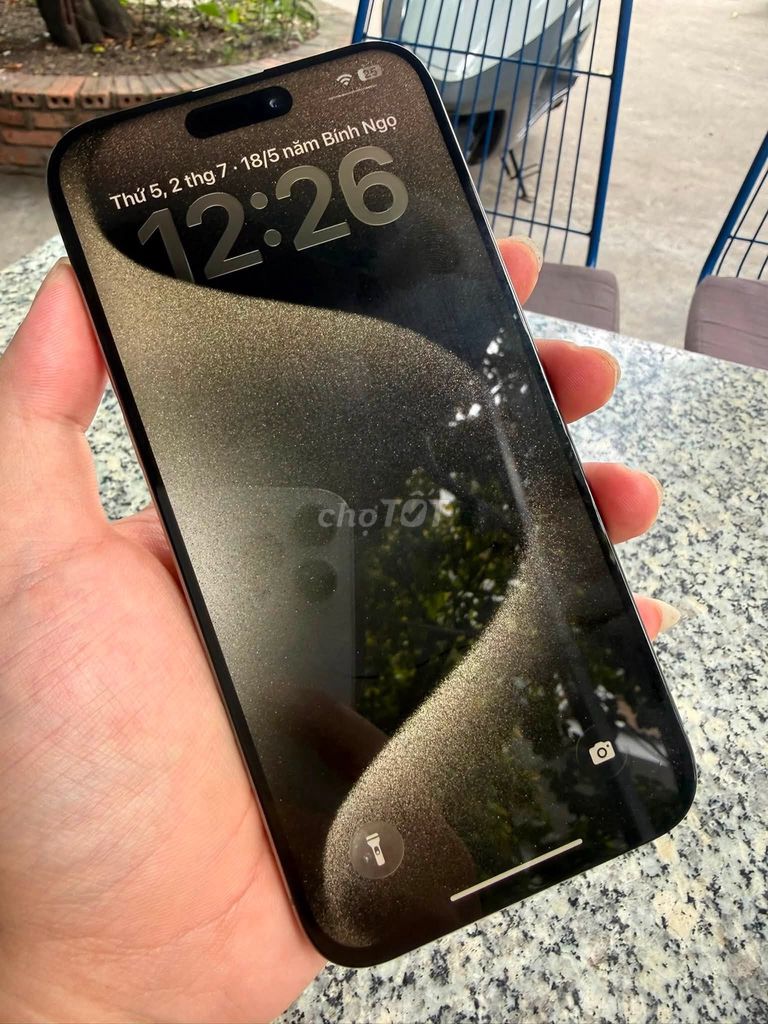 Apple iPhone 15 Pro Max 256GB Bạc Đã qua sử dụng. Mua bán Điện thoại tại Quận 1 Tp Hồ Chí Minh được đăng bởi Hội Đồ Điện Tử hình 1