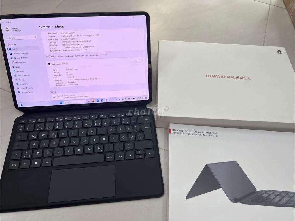 Máy tính bảng Windows 11 Huawei Matebook E 2022. Mua bán Máy tính bảng tại Quận Thanh Khê Đà Nẵng được đăng bởi Đồ tốt hình 1