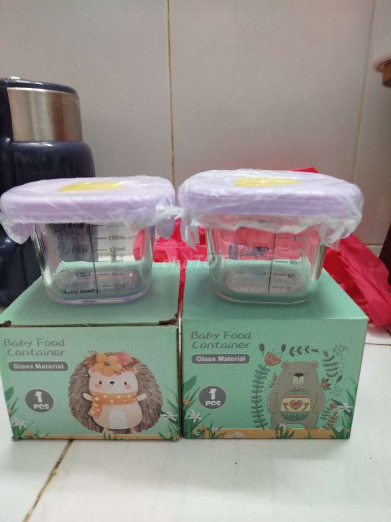 Hộp đựng đồ ăn dặm TOP KIDS 180ml Thủy tinh. Mua bán Mẹ và bé tại Huyện Bình Chánh Tp Hồ Chí Minh được đăng bởi KIM ANH hình 1