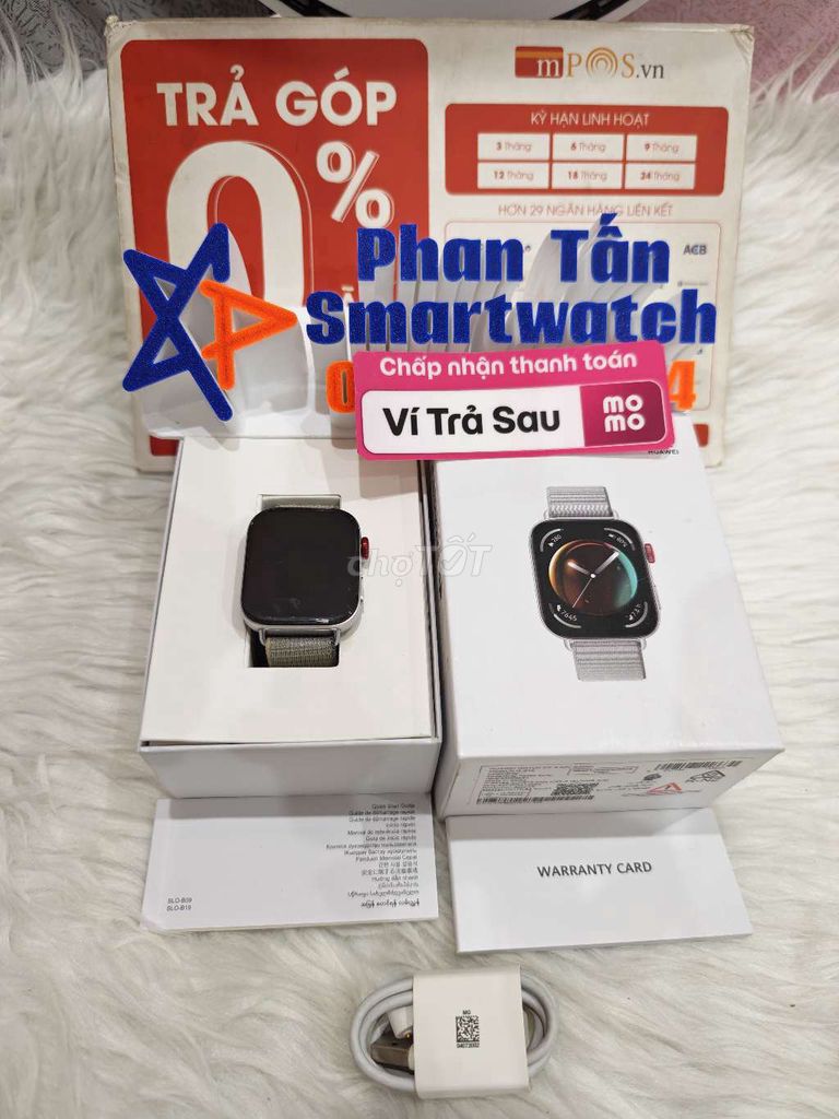 Huawei Fit 3 dây nylon Bạc. Mua bán Thiết bị đeo thông minh tại Quận Tân Phú Tp Hồ Chí Minh được đăng bởi Phan Tấn SmartWatch hình 1